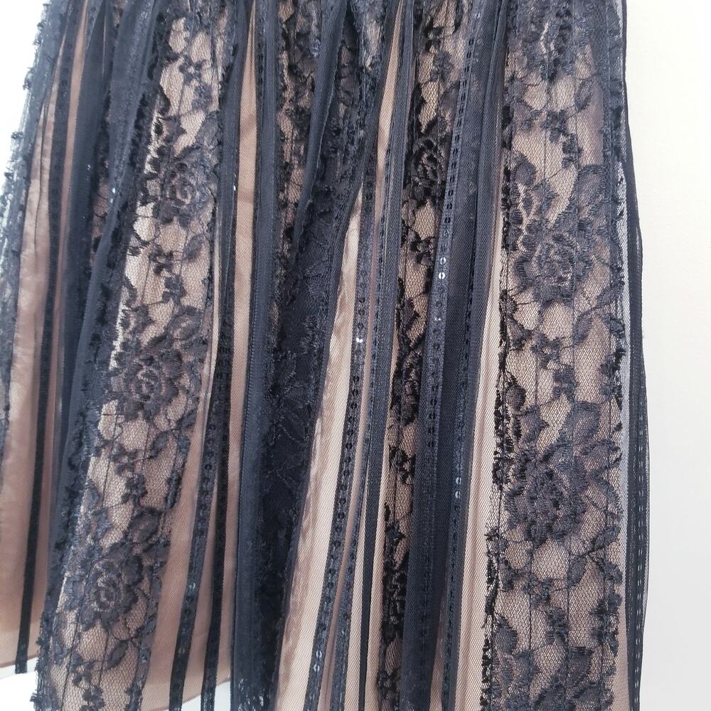 Js Collections Sateen Lace Sequins Black Cocktail… - image 5